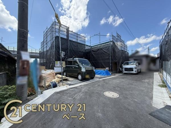 リーブルガーデン菅原町 ３号棟 ／新築一戸建の前面道路含む現地写真|■現地撮影写真■前面道路は４ｍ！