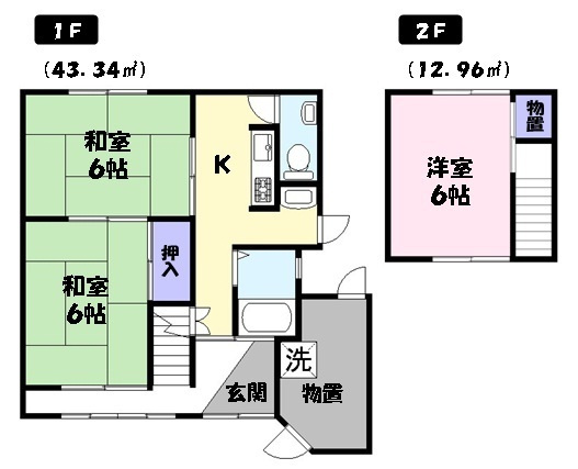 【間取り】 | 博労町(藤原)戸建