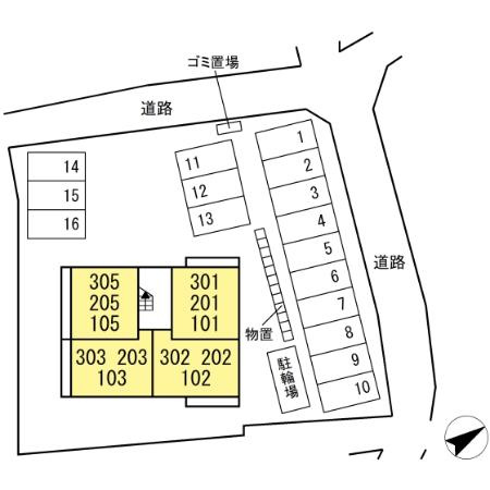 レガーロの区画図