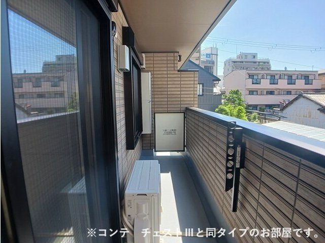 メゾンフルールのバルコニー