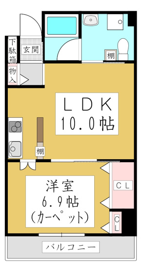 【間取り】 | ポムダムール
