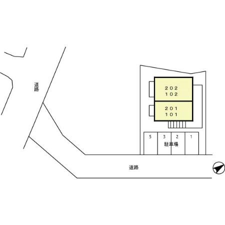 マーメゾン 加茂の区画図