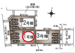【区画図】 | クレイドルガーデン太子町鵤第６ | 区画図