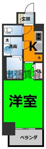 仲介手数料0円！	S-RESIDENCE堀田駅前futurの間取り