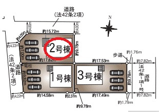 【区画図】 | クレイドルガーデン太子町鵤第６ | 区画図