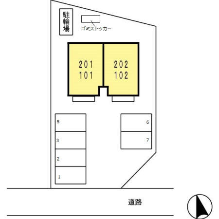 第３エバーグリーンの駐車場