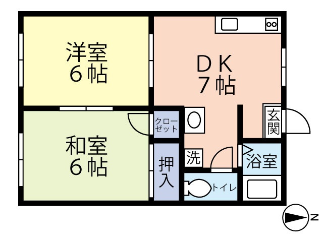 グリーンハウスの間取り