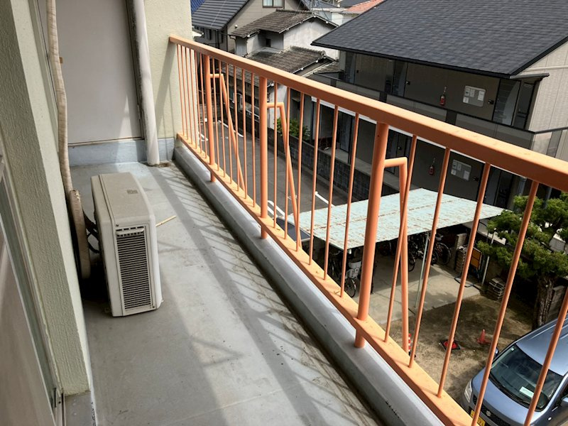 ルネ津島のバルコニー
