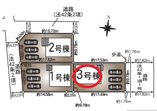 【区画図】 | クレイドルガーデン太子町鵤第６ | 区画図