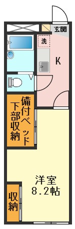 レオパレス水元の間取り