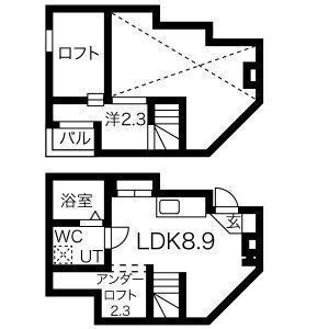 Maison Blancheの間取り