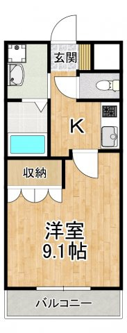 【間取り】 | シャルマン桂