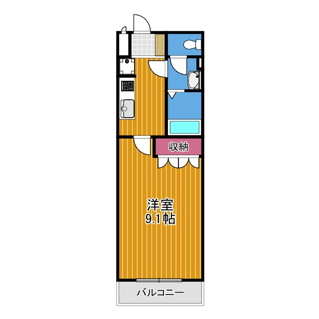 ベルメゾンＳＫＹの間取り
