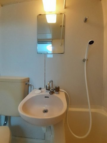 天神マンションの洗面所