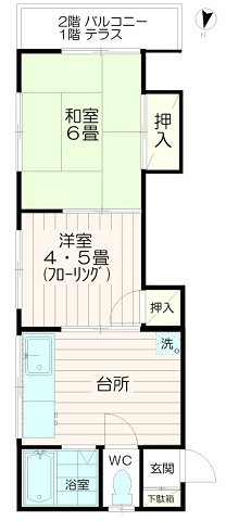 ハイツ富沢の間取り|ファミリー物件【ハイツ富沢】