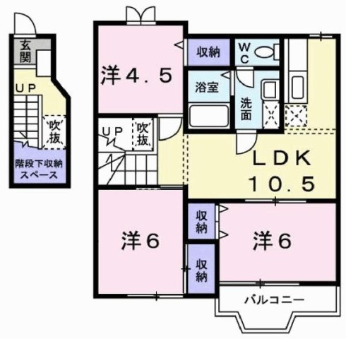 ルーラル・タウンＡの間取り