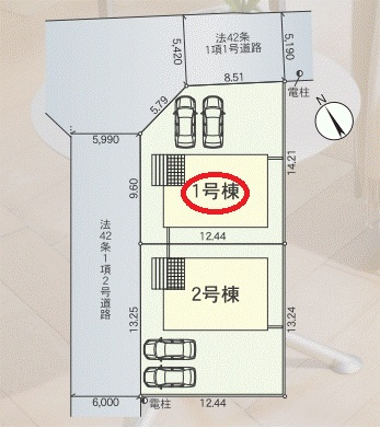 【区画図】 | クレイドルガーデン東近江市中野町第２ | 区画図