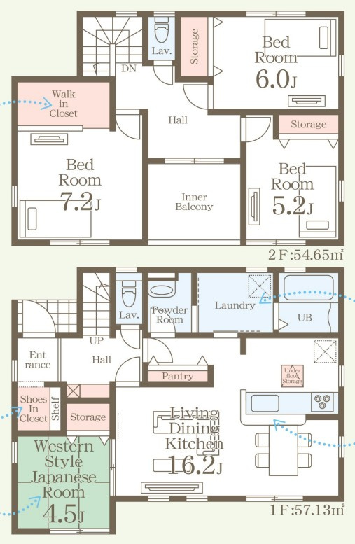 【新築戸建】　いわき市常磐下船尾町1期　長期優良住宅　全3棟の居間・リビング|1号棟のリビングに家具を配置したイメージ画像です。※本画像はCGで作成しており、実際に現地に 家具は置かれておりません。また、価格に 家具は含まれておりません。