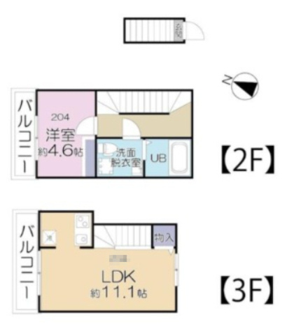 AMATERRACE千川の間取り