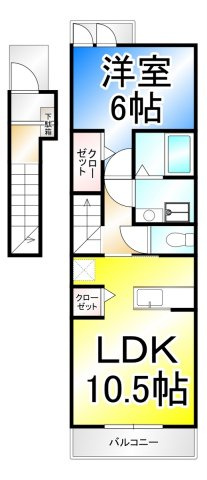 セレーノピアッツァ　Ⅱの間取り