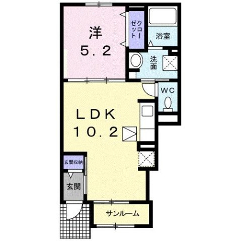 【間取り】 | プリート蛎瀬