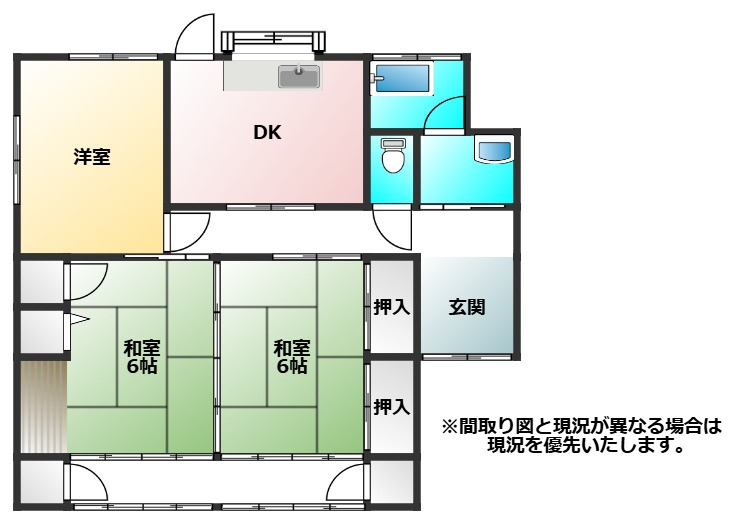 氷川町宮原戸建ての間取り
