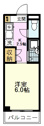 【間取り】 | 児島ビル、1Ｋ