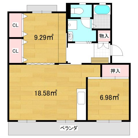 第2丸博ビルの間取り