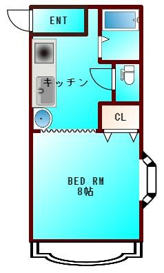 【間取り】 | ヴィバ山城ハイツ