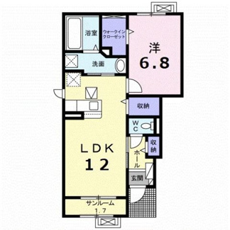 【間取り】 | グランバージェⅡＢ