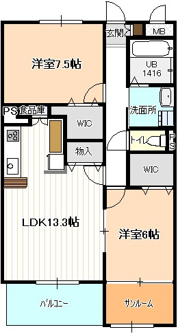 クレール池之表の間取り