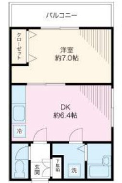 スタジオ北柏の間取り