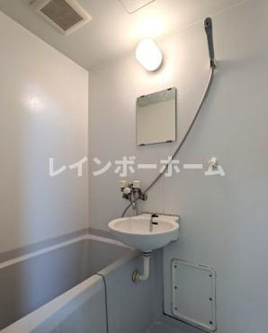 スタジオ北柏の浴室|ゆったり過ごせるお風呂です