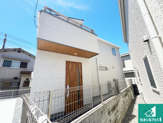 明石市二見町西二見　新築一戸建ての外観|安心の10年保証！外観を美しく保ち、雨水で汚れを落とします！気になることがありましたら、お気軽にお問い合わせください！