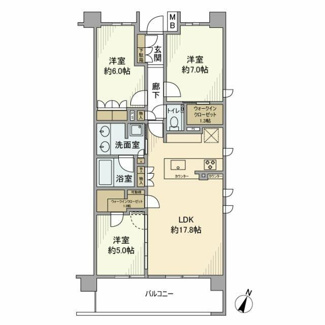 【間取り】 | ザ・パークハウス鷺沼  | 間取り
