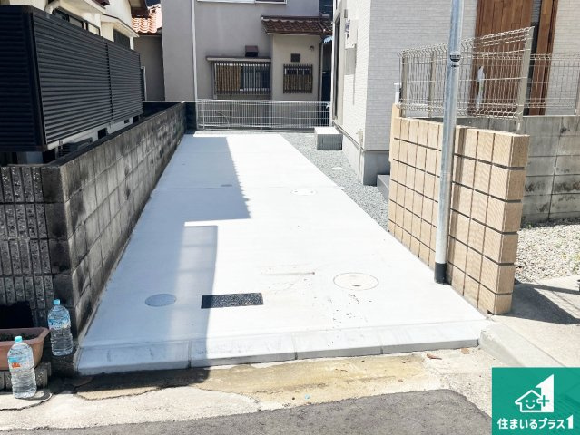 明石市二見町西二見　新築一戸建ての駐車場|駐車スペース！散水栓があるので、こまめに愛車を洗えます！