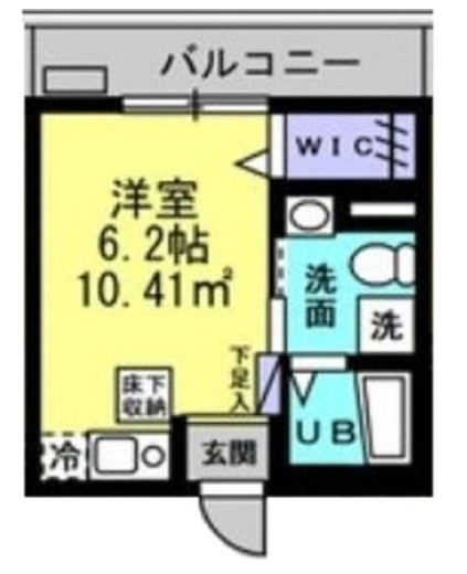 横浜市神奈川区西神奈川３丁目のアパートの間取り