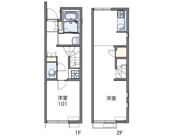 レオネクストプレミウールⅡの間取り|画像2