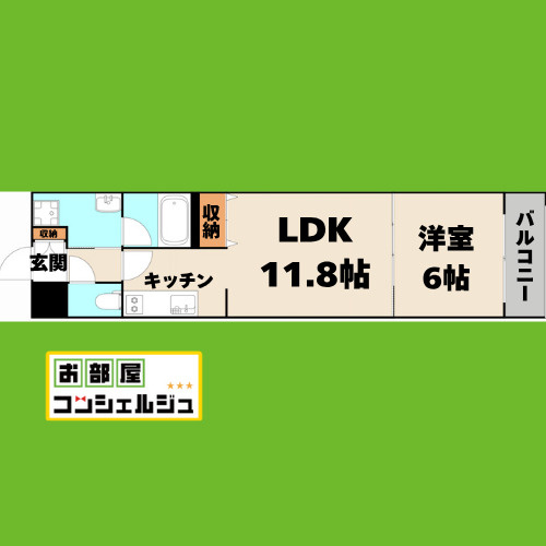 BPRレジデンス金山の間取り