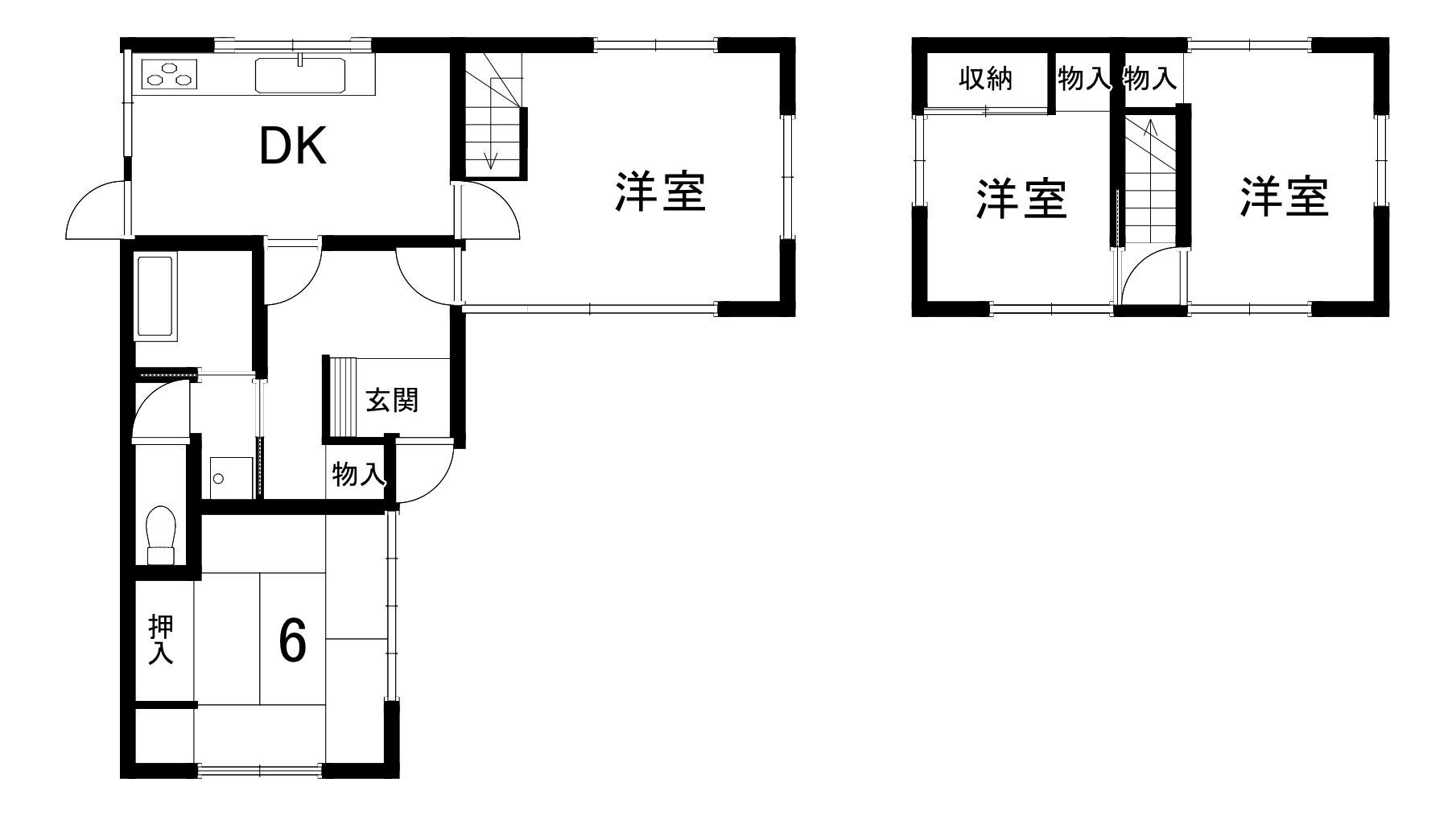 栃木市沼和田町3-20の間取り