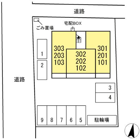 モルトグラッソの区画図