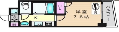 プレサンス本町リアルシティの間取り