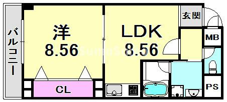 プラネットフィールド神戸の間取り