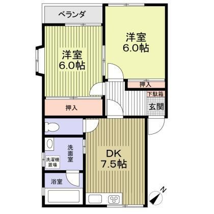 モントレ菅の台の間取り