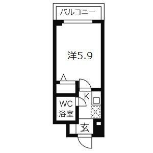 エスリード三宮第２の間取り