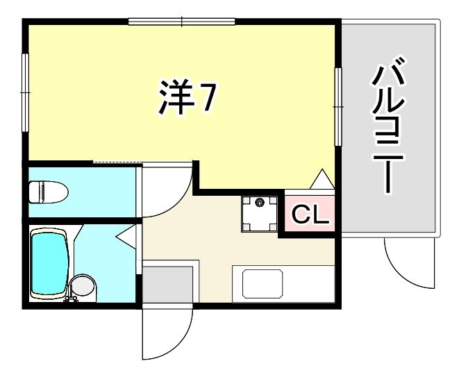 千代第一ビルの間取り