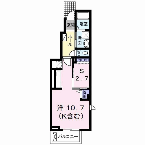 【間取り】 | Ｊ・サクレ葛原Ⅱ