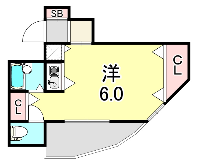 エストポワール堀江の間取り