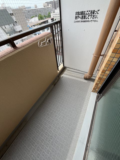 ダイアパレス塚本Ⅱ番館のバルコニー