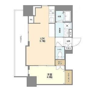 RJRプレシア南堀江の間取り